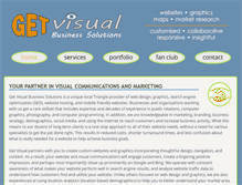 Tablet Screenshot of getvisualcarolina.com